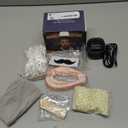 Nose Wax Kit Men, Nose Ear Hair Waxing Kit with 100g Wax, 40 Sticks, Nose Ear Hair Removal Kit, USB Fast Heat, Smart Constant Temp, Upgraded Size, Multi-Accessories, Black