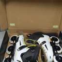 Rollerblade Lightning 110 Inline Skates for Men, Urban Inline Skates, White/Black, 45.5/46