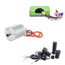 Electric DC Motor 72V 3000W Motor Kit with 48V-72V Brushless Controller and Half Twist Throttle for Go-Carts Programmable Brushless Controller with Temperature Sensing Functio (72V 3000W)