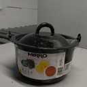 MIRRO 3.0qt Enamel Convex Kettle, Black