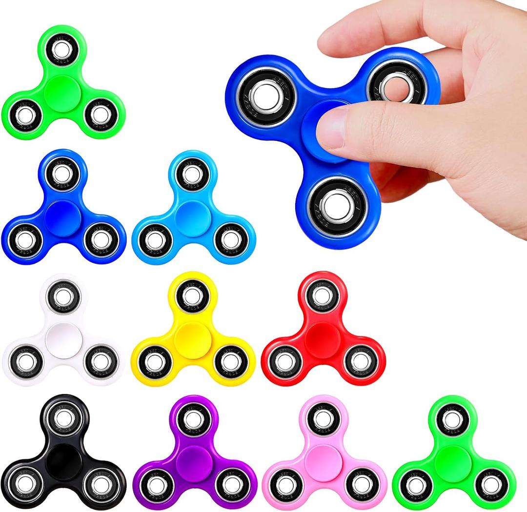SCIONE Fidget Spinners, 25 Pack Birthday Party Gifts for Adults Kids, Treasure Box Toys for Classroom Prizes, Party Favors for Kids, Stress Anxiety ADHD Relief Fidgets Toy, Finger Hand Spinner