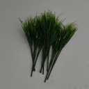 alyptus Outdoor Artificial Flowers 9 Bundles Plastic Plants Faux White Flower Fake Monkey Grass for Planters Décor Outside (White)