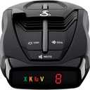 Cobra RAD 380 Laser Radar Detector Long Range Detection, LaserEye Front and Rear Detection, IVT Filtering, Adjustable Sensitivity, Digital Signal Processing, Black