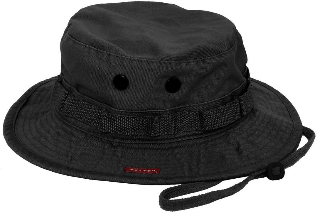 Rothco Boonie Hat (7 3/4, Black)