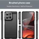 Case for Moto G15 Case/Moto G15 Power, Slim Thin Phone Cover TPU Soft Back Cases Anti-Scratch Shockproof Protective Cover for Motorola Moto G15 Black