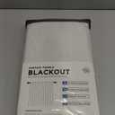 INOVADAY 100% Blackout Curtains for Bedroom, Black Out Curtains 84 Inch Long, Clip Rings Linen Blackout Drapes, Thermal Insulated Room Darkening for Living Room, 2 Panels - Beige,W50xL84