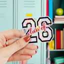 3 Pcs Class of 2026 Stickers, Class of 2026 Decorations, Graduation 2026, 2026 Senior - Vinyl Stickers for Laptop Water Bottle Phone Car Window Helmet (Hologram, 3 inch)