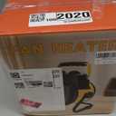 Outdoor Heaters for Patio, 1500W Electric Garage Heater with Overheat Protection, 3S Fast Heating, 3 Modes, Portable Space Heater for Patio, Garage, Greenhouse, Indoor, Orange