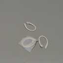 2 Pairs AirPods Ear Hooks for AirPods Pro 2, Pro, 4, 3, 2 & 1 - Upgraded Anti Slip Sports Clip Hooks - White