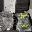 Cordless Impact Wrench, 590Ft-lbs (800N.m) Brushless 1/2 inch, 2800RPM High Torque Impact Gun, 2x 4.0Ah Battery, Charger, 4 Sockets, Electric Impact Wrench for Car Home