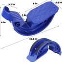 Hausse Foot Stretcher, Calf Stretcher for Plantar Fasciitis, Non-slip Stretching Foot Rocker for Home Office (Blue)
