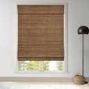 LazBlinds Cordless Bamboo Roman Shades, 34.5x64, Highfield Teak
Privacy Blinds for Interior Windows, Room Darkening Roll Up Bamboo Blinds for Home & Patio