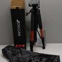 JOILCAN Tripod Camera Tripods, 74" Tripod for Camera Cell Phone Video Photography, Heavy Duty Tall Cameras Tripod Stand, Professional Travel DSLR Tripods Compatible with Canon iPhone, Max Load 15 LB (Orange)