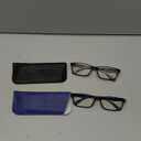 CARA Progressive Reading Glasses for Men Multifocus TR90 Readers, Extremely Lightweight Blue Light Blocking Eyeglasses 2 Pack(1.75x)