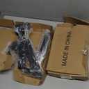 12 Pack - 10 inch Black Hidden L Shelf Bracket (1/5 Inch Thicked) Iron Floating Shelf Brackets Rustic Industrial Metal Brackets for Shelf Support