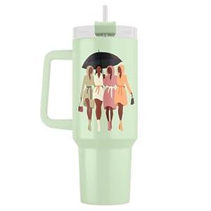 40oz Christian Tumbler for Men with Handle, Straw & Leak-Proof Lid  Insulated Stainless Steel Travel Mug with Bible Verses & Inspirational Quotes  Faith-Based Gift for Him  He Who Kneels