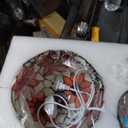 Border Medium Tiffany Ceiling Light - Single Bulb Fitting