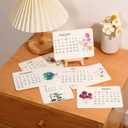 Eco-Friendly Plantable Seed Calendar 2026 - Biodegradable Monthly Planner with Wildflower, Herb & Fruit Seeds for Homes to Live In, Garden & Decor,Adding Nature
