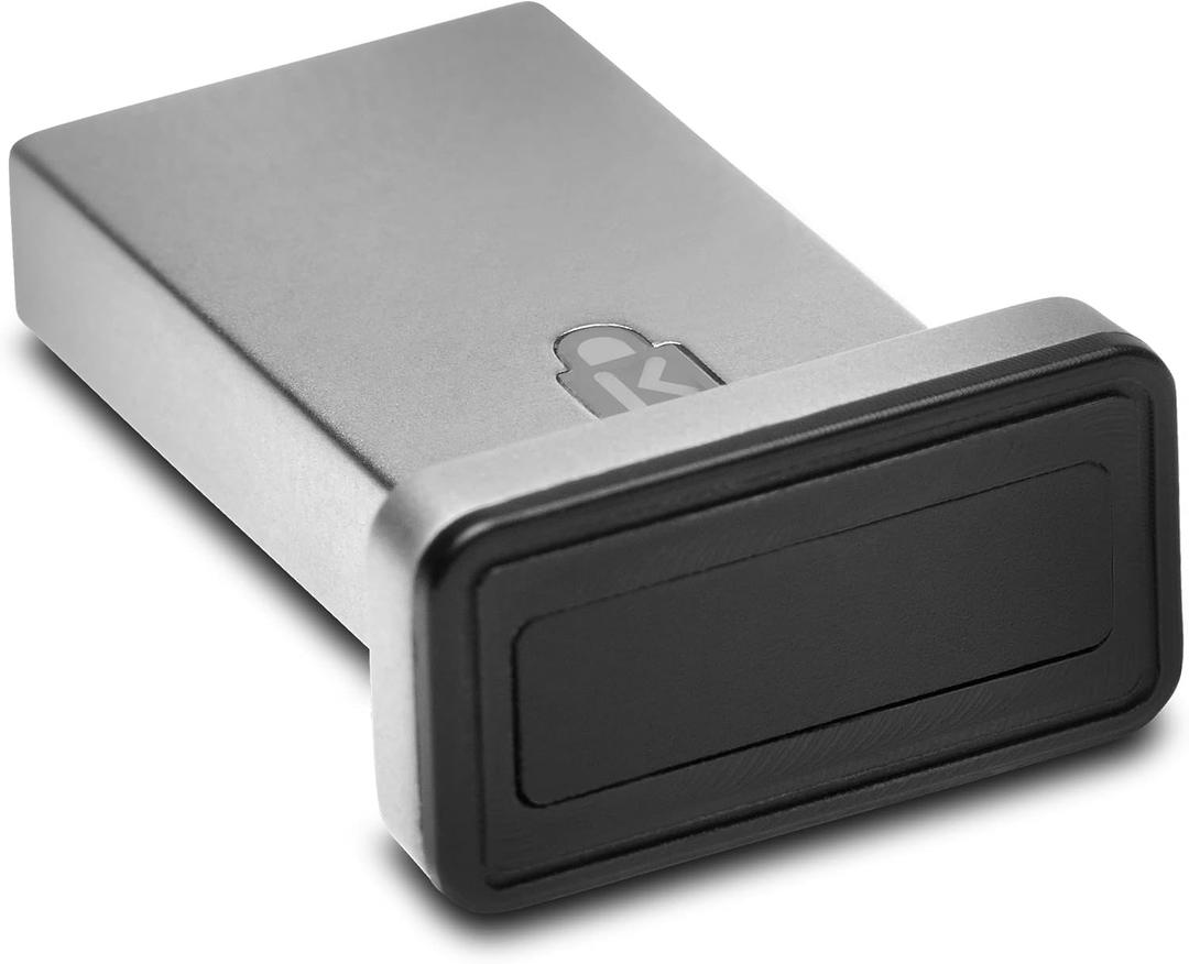 Kensington VeriMark Gen2 USB-A Fingerprint Key Reader - Windows Hello & Windows Hello for Business, Tap and Go, Anti-Spoofing (K64704WW)