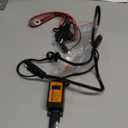 Motorcycle USB Charger, Mroinge 6.8A SAE to USB Adapter Dual Port QC3.0/2.0 Fast Charge, with Voltmeter/Ammeter & ON/Off Switch & 10A Fuse, Perfect for Your Phone or Smart Device Charging