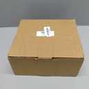 GOSCHE Glass Cups with Lids and Straws, 20oz Glass Cups Drinking Jar, Clear Iced Coffee Cups, Vintage Ripple Glass Tumbler for Water Coffee Tea, Clear, 2Pcs