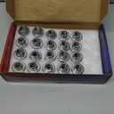 12x1.5 Lug Nuts 20 Pcs Chrome Closed End Mag Style Lug Nuts with Washer 13/16" (21mm) Hex Compatible with Toyota Camry/Corolla/Tacoma Lexus