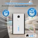 Dehumidifier, 72 OZ Water Tank Dehumidifiers for Home, 1076 sq. ft. Dehumidifier for Basement Bathroom Bedroom with Auto Shut Off, 7 Colors LED Light, Quiet Dehumidifiers with Sleep Mode