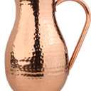 Pure Copper Jug with Lid, Large Copper Water Jug for Home, Hotels and Restaurants (Royal 1800ml)