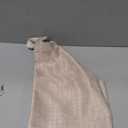 Textured Tablecloth Linen-Look Rustic Burlap Stlye Washable Solid Heavy Weight Lace Trim Fabric Table Cloth,Table Cover for Kitchen Dinning Tabletop Decoration70 in Round Beige