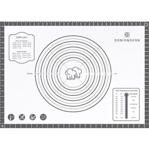 Silicone Mat, 28 x 20inch Extra Large Non-stick Pastry Baking Mat with Measurement, Resuable Thick Cookie Sheet Counter Mat, Dough Rolling Mat, Oven Liner, Fondant/Pie Crust Mat