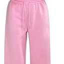 Off The Shoulder Sweat, Medium, Pink 