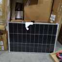 Renogy 100W 12V Solar Panel Starter Kit, 100 Watt Monocrystalline Solar Panel, 30A LCD PWM Charger Controller, Adaptor Kit, Tray Cables, Z Brackets for RV, Camper, and Other Off Grid Applications