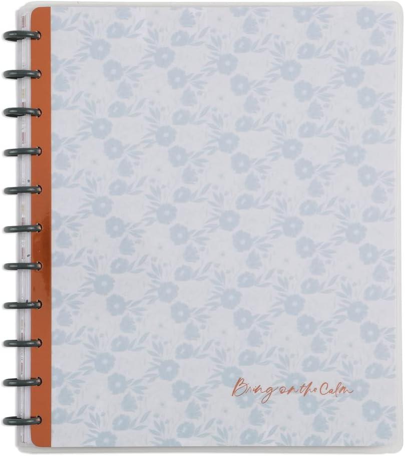 Happy Planner Notebook with Dividers for Work, School, or Journal, Disc-Bound Notebook for Daily Use, 60 Sheets of Dot Lined Paper, Brave Teacher, Big Size, 8.5 in x 11 in Happy Planner Notebook with Dividers for Work, School, or Journal, Disc-Bound Notebook for Daily Use, 60 Sheets of Dot Lined Paper, Brave Teacher, Big Size, 8.5 in x 11 in