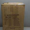 KROSER Carry On Luggage with Spinner Wheels & Built-in TSA Lock, Expandable Top Opening Hard Shell Suitcase Large Capacity Durable Rolling Luggage with USB Port, Carry-On 20-Inch, White