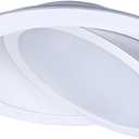 Leviton 6 in. Round Adjustable Slim Downlight, 1100 Lumens, 5 CCT Color Selectable 2700K-5000K, Dimmable, DAR60-S1W