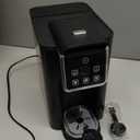 Hot & Iced Coffee Maker with Bold Setting, Single Serve Coffee Maker for K Cup and Grounds, 6-14 Oz Brew Sizes, 50 Oz Removable Water Tank, One Cup Coffee Machine with Reusable Filter, Black