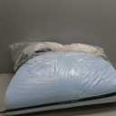 Dwanton Orthopedic Dog Bed for Large Dogs with Gel Memory Foam, Waterproof Dog Sofa, Washable Pet Bed with Four Sided Bolster Cushion, Removable Cover & Non-Slip Bottom, 42", Dark Gray (Large(42 x 31 x 6.5 inch))