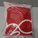 48 Inch Christmas Tree Skirt Red Small Plush Xmas Tree Mat with Merry Christmas Patterns Soft Thick Holiday Decor for Home Party