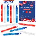 4th of July Party Favors Mini Bubble Wands 30PCS Fourth of July Toys Kids