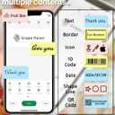 5 x iEager Label Maker Tape, 15mm x 30mm, 3 Color Sticker Thermal Paper, Household Storage Labels, Self-Adhesive Label Tape, Set of 3 (Blue,pink,yellow)