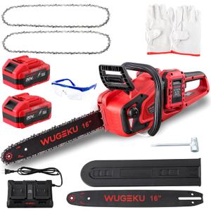 16-Inch 40V Brushless Chainsaw, Fits Makita 18V LXT Batteries