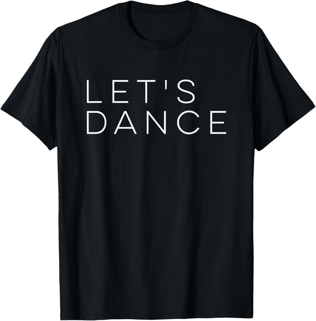 Let's Dance T-Shirt, M, Black
