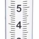 7" Plastic Rain Gauge Replacement Tube with Lid Design, Easy to Read Freeze Proof Rain Gauges (Plastic Gauge Tube)