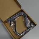 Palonu Christmas Stocking Holders Mantel Stcoking Hangers Metal Hanging Hooks Ornament Hooks Fireplace Hanger Grip for Christmas Decorations (4, Black)