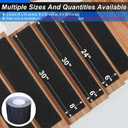 SMILOOL Outdoor Stair Treads Non-Slip Step Strips for Wooden Steps 5 Pack 8 x 30 Anti Slip Grip Tape Precut for Outside Stairs, Non Skid Stair Tread Mats Weather Resistant for Outdoors, Black