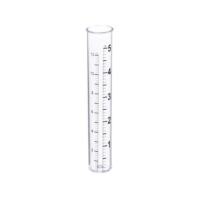 5" Capacity Rain Gauge Plastic Tubes, Pack Of 2