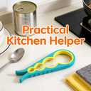 2 x Manual Jar Opener Bottle Opener and Can Opener for Weak hands, Seniors with Arthritis and Anyone with Low Strength, Mutil Jar Opener Get Lids Off Easily Non-Slip Grips - 3-in-1 Kitchen Tool