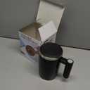 Self Stirring Coffee Mug  Automatic Electric Mixing Cup with Lid & Cylindrical Handle, One-Touch Stirring for Coffee, Protein Shake, Cocoa, Milk, Office & Home Use