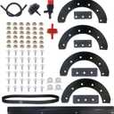 Cnfaner 302565MA Snow Blower Paddles with 55323MA Scraper Blade, 333721MA Belt for Murray 302565ma 302565 335992MA 335992, for NOMA C2030-010 Snowblowers