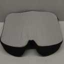 A-Pce Ergonomic Seat Cushion -Large Memory Foam Cushion for Office Chair- Sciatica & Lower Back & Coccyx Pain Relief - Car Seat Cushions for Driving Seat Cushion, Black